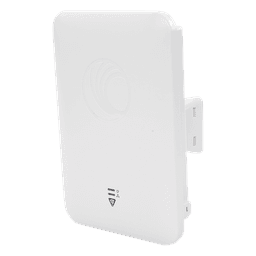 Access Point WiFi cnPilot e501S para exterior, IP67 grado industrial, Filtros para coexistencia con redes LTE, doble banda, antena sectorial 90-120 grados y puerto PoE secundario