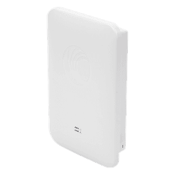 Access Point WiFi cnPilot e500 para exterior, IP67 grado industrial, Filtros para coexistencia con redes LTE, doble banda, antena omidireccional y puerto PoE secundario