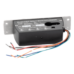 Cerradura de Perno 2000 kg de sujeción/ Cerrada en caso de falla (Fail Safe)/ Con temporizador y Sensor de puerta