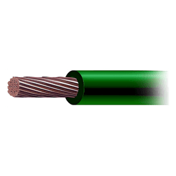 Cable THW-LS / Calibre 4 AWG / 19 Hilos / Color Verde / Venta por Metro