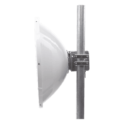 Antena Direccional de Alto Rendimiento/ Parábola profunda para mayor aislamiento al ruido / 29 ± 1 dBi / 4.9 - 6.4 GHz / Conectores N-Hembra / Fácil Montaje y Soporte de acero inoxidable / Radomo Incluido
