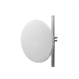 Antena Direccional de Alto Rendimiento/ Parábola profunda para mayor aislamiento al ruido / 29 ± 1 dBi / 4.9 - 6.4 GHz / Conectores N-Hembra / Fácil Montaje y Soporte de acero inoxidable / Radomo Incluido