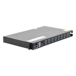 PDU Switchable y Monitoreable por Toma (MS) para Distribución de Energía, Enchufe de Entrada NEMA 5-15P, Con 8 Salidas 5-20R, Horizontal 19in, 120 Vca, 15 Amp, 1UR