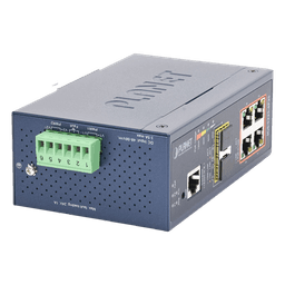 Switch Industrial Administrable Capa 2, 4 Puertos PoE 802.3af/at 10/100/1000T, 2 Puertos SFP 100/1000X