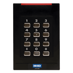 Lector de Acceso con Teclado / iClass SEOS, SE, SR, iClass / Mifare Classic, DesFire EV1 / Bluetooth Smart, NFC / 5-16 VDC / 3.3 x 4.8 x 1.1 in