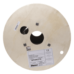 Bobina de Cable UTP de 4 Pares, PanNet, Para Exterior con Gel, Cat6 (23 AWG), Industrial para Climas Extremos, Color Negro, 305 Metros (1000 Pies)