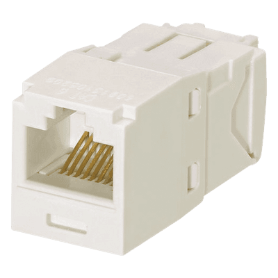 Conector Jack RJ45 / Categoría 6A / 10GBase-T / Terminación TG / Mini-Com / 8P8C / 22-26 AWG / -10°C a 65°C