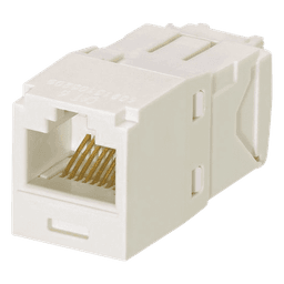Conector Jack RJ45 / Categoría 6A / 10GBase-T / Terminación TG / Mini-Com / 8P8C / 22-26 AWG / -10°C a 65°C