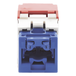 Conector Jack RJ45 / Categoría 6A / 8P8C / Terminación TG / Sin herramienta de impacto / Color Rojo