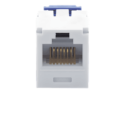Conector Jack RJ45 / Categoría 6A / 10GBase-T / Sin Herramienta de Impacto / 100W PoE / Color Blanco