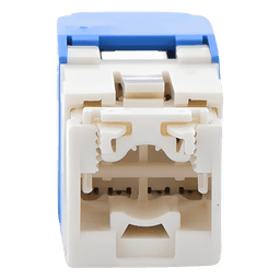 Conector Jack RJ45 Estilo TG, Mini-Com, Categoría 6, de 8 Posiciones y 8 Cables, Color Azul