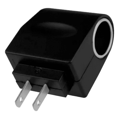 Convertidor de Corriente de 110 / 240 Vca a 12 Vcc / 500 mAh con enchufe para encendedor de cigarrillos.