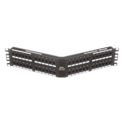 Panel de Parcheo / Cat 6 / 48 Puertos / 2UR / Angulado / 110 IDC / PoE 100W