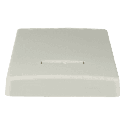 Caja de Montaje en Superficie, con Accesorio para Resguardo de Fibra Óptica, para 6 Módulos Mini-Com, Color Blanco Mate