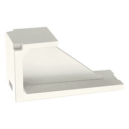 Módulo de Tapa Ciega (Inserto Ciego), Mini-Com, Color Blanco Mate, 1 Pieza