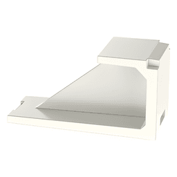 Módulo de Tapa Ciega (Inserto Ciego), Mini-Com, Color Blanco Mate, 1 Pieza