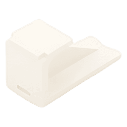 Módulo de Tapa Ciega (Inserto Ciego), Mini-Com, Color Blanco Mate, 1 Pieza
