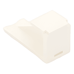 Módulo de Tapa Ciega (Inserto Ciego), Mini-Com, Color Blanco Mate, 1 Pieza