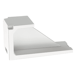 Módulo de Tapa Ciega (Inserto Ciego), Mini-Com, Color Blanco, 1 Pieza