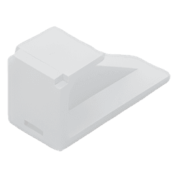 Módulo de Tapa Ciega (Inserto Ciego), Mini-Com, Color Blanco, 1 Pieza