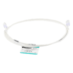 Cable de Parcheo TX6, UTP Cat6, Diámetro Reducido (28AWG), Color Blanco Mate, 1.52 Metros (5 Pies)