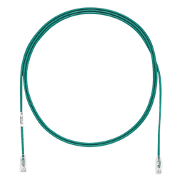 Cable de Parcheo Cat6 / UTP 28AWG / 1.52m (5 pies) / Verde / Diámetro 3.8mm / CM/LSZH