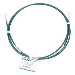 Cable de Parcheo Cat6 / UTP 28AWG / 1.52m (5 pies) / Verde / Diámetro 3.8mm / CM/LSZH
