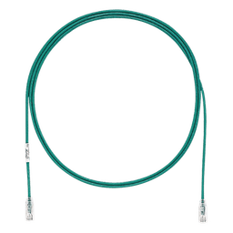 Cable de Parcheo UTP / Cat6 / 28AWG Diámetro Reducido / 2.13 m (7 Pies) / Verde
