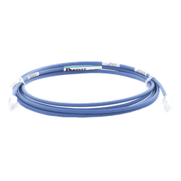 Cable de Parcheo UTP Cat6A, CM/LSZH, Diámetro Reducido (28AWG), Color Azul, 3.05 Metros (10 Pies)