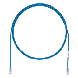 Cable de Parcheo UTP Cat6A, CM/LSZH, Diámetro Reducido (28AWG), Color Azul, 4.57 Metros (15 Pies)