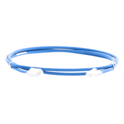 Cable de Parcheo UTP Cat6A, CM/LSZH, Diámetro Reducido (28AWG), Color Azul, 1.52 Metros (5 Pies)