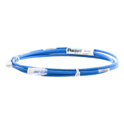 Cable de Parcheo UTP Cat6A, CM/LSZH, Diámetro Reducido (28AWG), Color Azul, 2.13 Metros (7 Pies)