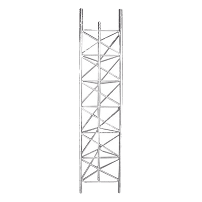 Tramo de Torre de Desplante de 60 cm de ancho 1 1/4"(Ced. 40) galvanizado por inmersión en caliente.