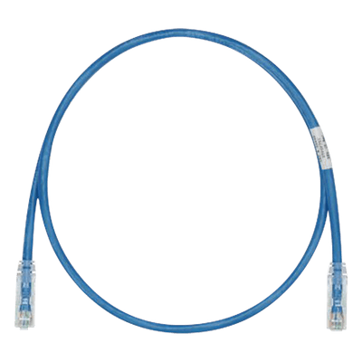 Cable de Parcheo TX6, UTP Cat6, 24 AWG, CM, Color Azul, 0.91 Metros (3 Pies)