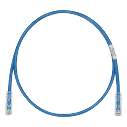 Cable de Parcheo TX6, UTP Cat6, 24 AWG, CM, Color Azul, 0.91 Metros (3 Pies)