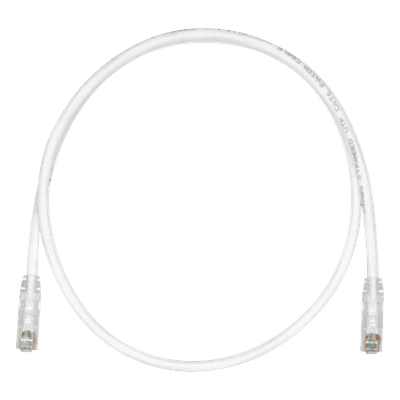 Cable de Parcheo TX6, UTP Cat6, 24 AWG, CM, Color Blanco Mate, 0.91 Metros (3 Pies)