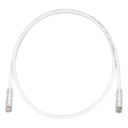 Cable de Parcheo TX6, UTP Cat6, 24 AWG, CM, Color Blanco Mate, 2.13 Metros (7 Pies)