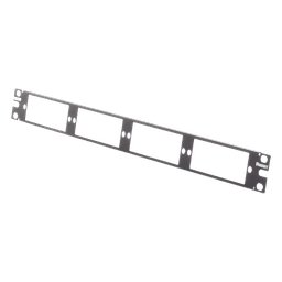Patch Panel de Fibra Óptica, Para 4 Placas Acopladoras FAP o FMP, Color Negro, 1UR