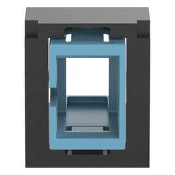Módulo Acoplador SC Simplex, para Fibra Óptica Multimodo OM3/OM4, Tipo Mini-Com, Color Aqua