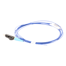 Pigtail de Fibra Óptica LC Simplex, Multimodo OM3 50/125, 900um, Color Aqua, 2 Metros (6.56 Pies)