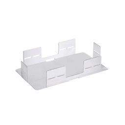 Soporte de Apilamiento / 1-4 Charolas Empalme / Aluminio / 115.9x204.8x44.8 mm / 4.6x8.1x1.8 in / RoHS / Gris