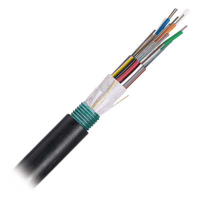 Cable de Fibra Óptica de 12 Hilos, OSP (Planta Externa), Armada, 250um, Monomodo OS2, Precio Por Metro