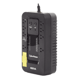 UPS de 450 VA/260 W, Topología Standby con Modo Ahorrador ECO, Entrada 120 Vca NEMA 5-15P, Con 8 Tomas NEMA 5-15R 