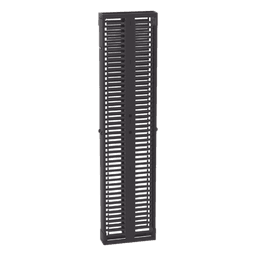 Organizador Vertical de Cables / Alta Densidad 45 RU / Doble Frontal y Posterior / 6 in (152 mm) Ancho / Acero y ABS / Push-to-Close