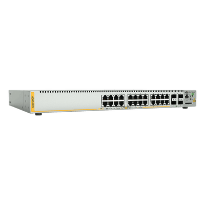 Switch PoE+ Administrable / 24 Puertos Gigabit / 4 SFP / Capa 3 / 370 W / 41.7 Mpps