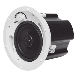 Altavoz de Techo Comercial / 2 Vías / 6.5 in / 60 Watts / 70V/100V/8 Ohms / UL 1480 / Humedad Exterior Cubierto