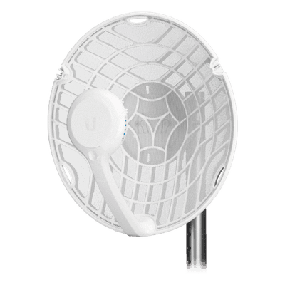 Radio de Backhaul de alta capacidad, tecnología airFiber hasta 1 Gbps, 60 GHz con failover en 5 GHz, con antena integrada de 38 dBi y 11 dBi respectivamente
