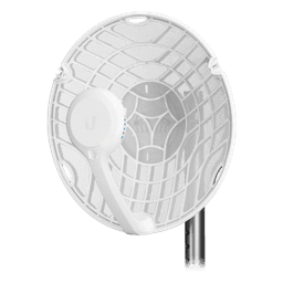 Radio de Backhaul de alta capacidad, tecnología airFiber hasta 1 Gbps, 60 GHz con failover en 5 GHz, con antena integrada de 38 dBi y 11 dBi respectivamente