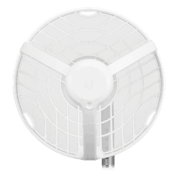 Radio de Backhaul de alta capacidad, tecnología airFiber hasta 1 Gbps, 60 GHz con failover en 5 GHz, con antena integrada de 38 dBi y 11 dBi respectivamente