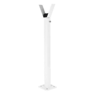 Poste para brazos de barrera / Acero / Altura ajustable / 4 m / 13.1 ft / Compatible universal